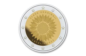 2 euro Oekraïne 2023 - Letland, Postzegels en Munten, Munten | Europa | Euromunten, Verzenden