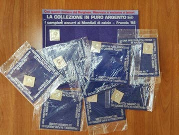 Italia - Francia 98 - Del Piero - 1998 - Zilveren, Nieuw