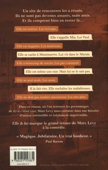 Elle et Lui 9782221157831 Marc Levy, Verzenden, Zo goed als nieuw, Marc Levy