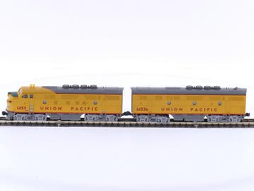 Schaal N Kato 106-0305 diesellocomotief set F3 A+B 1453+1..., Hobby en Vrije tijd, Ophalen of Verzenden, Zo goed als nieuw, Gelijkstroom