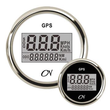 CN GPS snelheidsmeter digitaal met Chromen ring Wit of Zwart, Ophalen of Verzenden, Nieuw