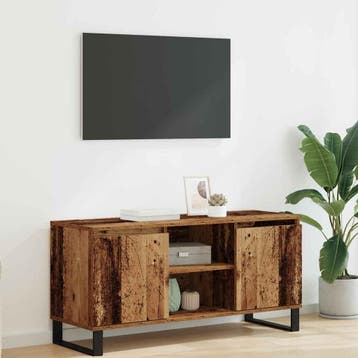 vidaXL TV-kast 104 x 35 x 50 cm Oud Hout Bewerkt hout, Minder dan 50 cm, Verzenden, Nieuw, Minder dan 100 cm