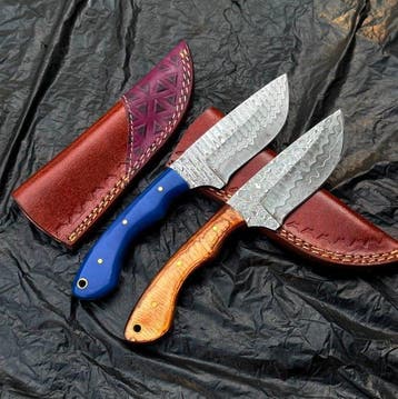 Keukenmes - Japanse chef. Handgemaakt keukenmes. Damascus