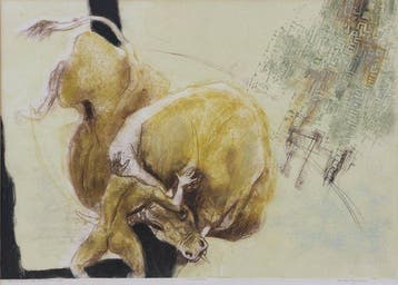 Ru van Rossem (1924-2007) - Battle with the minotaur