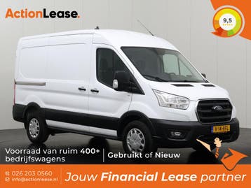 Ford Transit Bestelbus L2 H2 2022 Diesel Handgeschakeld, Auto's, Zwart, Wit, Nieuw, Dealer onderhouden
