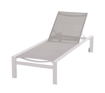 4 Seasons Outdoor  Taste 4SO Tropic verrijdbaar ligbed, wit, Nieuw