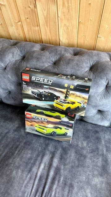 Lego Set - Speed Champions - Dodge Lot of 2 - Challenger SRT, Nieuw