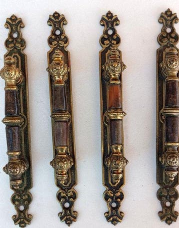 Handvat (4) - 1910-1920, 1920-1930 - Art Deco-handgrepen, Antiek en Kunst
