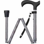 Wandelstok opvouwbaar - Zwart/wit motief (Wandelstokken), Ophalen of Verzenden, Nieuw