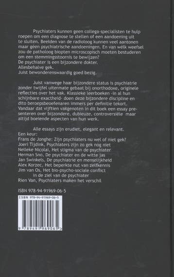 Psychiaters zijn niet gek 9789491969065, Verzenden, Gelezen