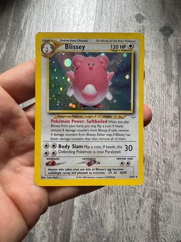 Pokémon - 1 Card - Blissey 2/64 Foil, Hobby en Vrije tijd, Nieuw