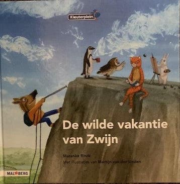 Kleuterplein versie 2 Prentenboek De wilde vakantie van Zwij, Boeken, Verzenden, Nieuw