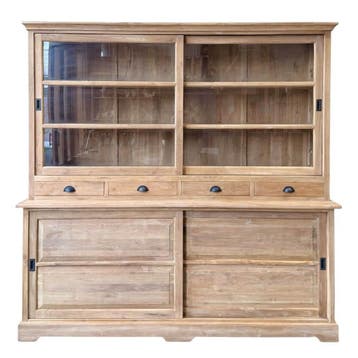 Teak buffetkast Utrecht -  210 cmKasten, Ophalen of Verzenden, Nieuw