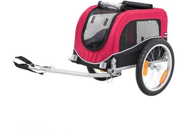 Trixie Hondenfietskar - Zwart Rood - M - <22 kg -, Verzenden, Nieuw