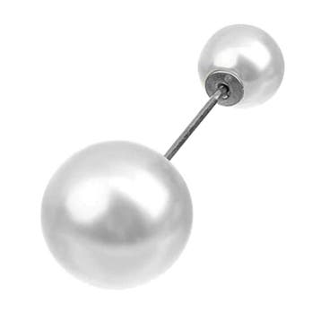 Fako Bijoux - Vestsluiting - Vestclip - Sjaalklem - Parel XL, Verzenden, Nieuw
