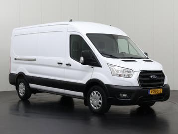 Ford Transit 2.0TDCI 130PK L3H2 Business | 2500Kg Trekhaak, Stof, Gebruikt, Euro 6, Wit