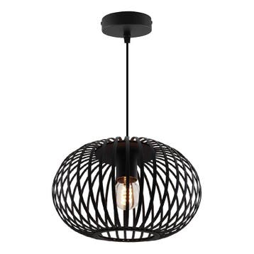 Zwarte hanglamp Lieve, Rond, klein, Ophalen of Verzenden, Nieuw, Metaal, Industrieel