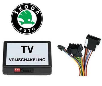 Skoda TV DVD vrijschakeling met inbouw, Verzenden, Nieuw