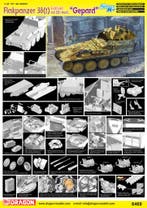 Flakpanzer 38(t) Sd.Kfz.140 auf (sf) Ausf.L Gepard, Verzenden, Nieuw
