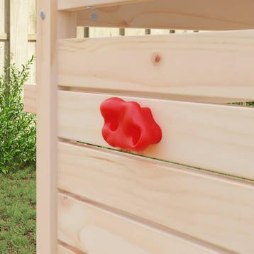 vidaXL Klimgreep 2 st Rood 100 x 67 x 43 mm PP, Sport en Fitness, Verzenden, Nieuw