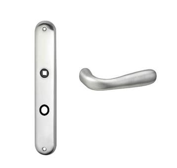 IMPRESSO DUDLEY WC63/8 OVALE SCHILD MET DEURKRUK CHROOM MAT, Ophalen of Verzenden, Nieuw, Chroom