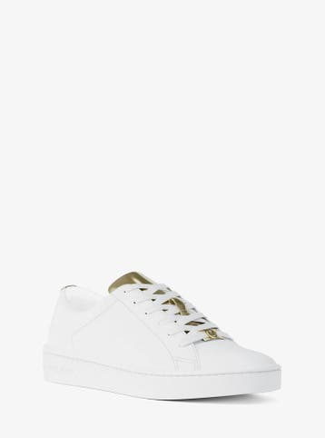 Michael Kors - maat 40 - Irving Lace Up Sneakers - Wit/Goud, Kleding | Dames, Schoenen, Verzenden, Nieuw