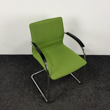 Thonet Vergaderstoel - Groen, Huis en Inrichting, Ophalen of Verzenden, Gebruikt