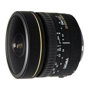 Sigma 8mm f/3.5 EX DG Fisheye Canon EF-mount objectief -, Verzenden, Gebruikt