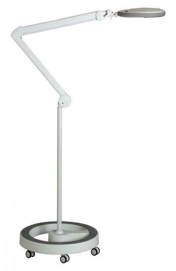 Loeplamp 125mm lens  8 dioptrie 96LED  statief (grijs), Verzenden, Nieuw, Loeplamp
