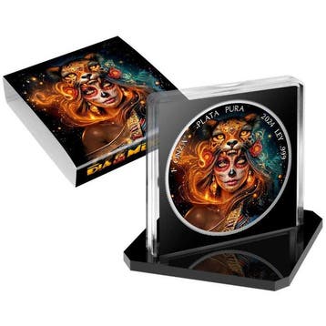 Mexico. 1 Onza 2024 Ocelotl Warrior - Día de los Muertos 1oz