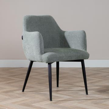 50% Korting: Scandinavische eetkamerstoel Lars groen, Huis en Inrichting, Ophalen, Overige kleuren, Scandinavisch, Zo goed als nieuw