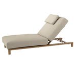 Madeira ligbed met hoofdondersteuning amber 4 Seasons, Ophalen of Verzenden, Nieuw, Aluminium