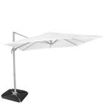 Zweefparasol Pisogne 300x300cm – Premium parasol - Wit |, Verzenden, Nieuw