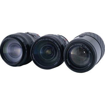 Minolta AF Zoom 28-105mm + AF Zoom xi 100-300mm + AF Zoom, Nieuw