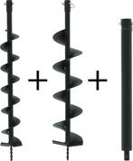 Kibani Grondboren Set 100 MM + 150 MM + Verlengstuk Lengte, Nieuw, Kibani