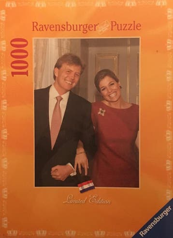 Ravensburger Puzzel Willem Alexander en Maxima 1000 Stukjes, Hobby en Vrije tijd, Denksport en Puzzels, Verzenden, Nieuw