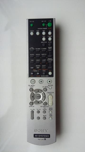 Afstandsbediening Sony rm-u40 STR-KSL60, Ophalen of Verzenden, Nieuw, Origineel