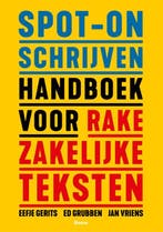Spot-On Schrijven 9789024458189, Ophalen of Verzenden, Nieuw, Eefje Gerits-Ed Grubben-Jan Vriens