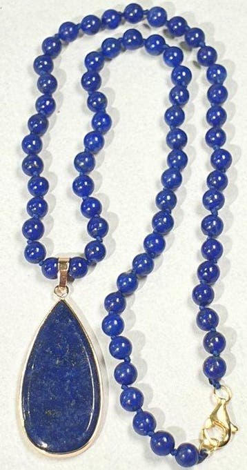 Natuurlijke lapis lazuli uit Afghanistan - Steen van de
