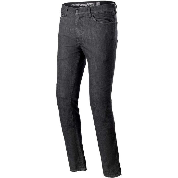 Alpinestars Cerium Denim Tech Rijbroek Zwart Gewassen, Motoren, Kleding | Motorkleding, Heren, Nieuw met kaartje, Broek | textiel