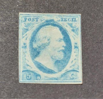 Nederland 1852 - Koning Willem III - NVPH 1o, Gestempeld