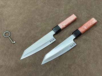 Keukenmes - Bunka - Premium Japanse Messen – Set van 2 -, Antiek en Kunst