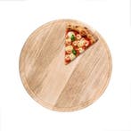 GGM Gastro | Pizzabord - met saftrille - hout - Ø260mm |, Verzenden, Nieuw, Effen, Bord(en)