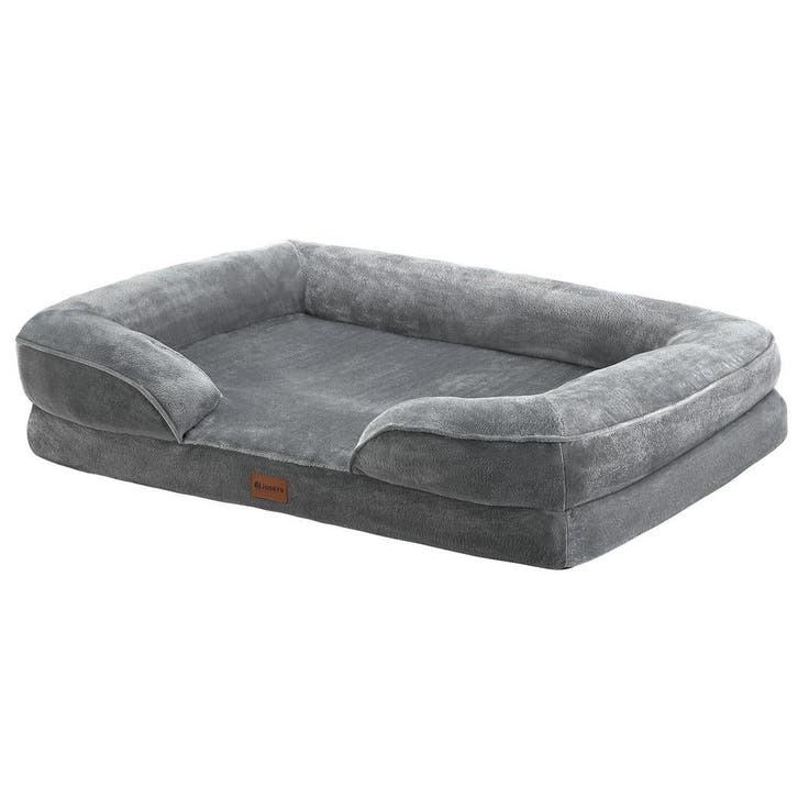 Hondenbed / Hondenmand Sheena L - 98 x 70 cm - Grijs, Dieren en Toebehoren, Hondenmanden, Nieuw, Verzenden