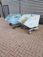 Kiepbak kantelbak spanenbak heftruck 600 liter, Voorzetapparatuur