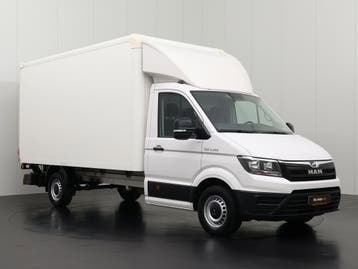 MAN TGE 140PK Bakwagen+Laadklep. | Dakspoiler, Stof, Gebruikt, Euro 6, MAN