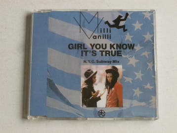 Milli Vanilli - Girl you know its true (CD Single), Ophalen of Verzenden, Zo goed als nieuw