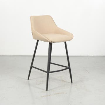 Barkruk Lidingö - Taupe - 4-poot onderstel, Huis en Inrichting, Stoelen, Ophalen of Verzenden, Nieuw