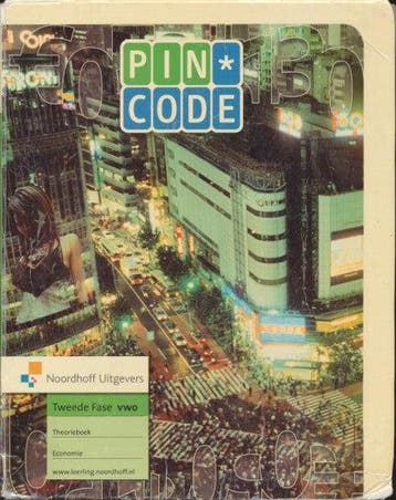 Pincode Economie Theorieboek VWO, Boeken, Schoolboeken, Verzenden, Nieuw