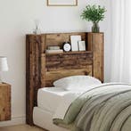 vidaXL Hoofdbord Oud hout Bewerkt hout, Huis en Inrichting, Slaapkamer | Bedden, Verzenden, Nieuw, Bruin, Hout
